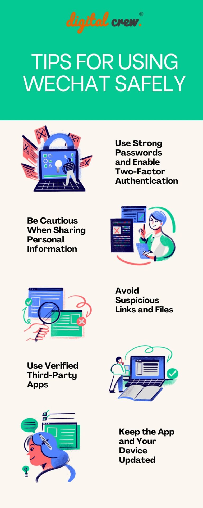 Is WeChat Safe? Examining the Security Features Digital Crew